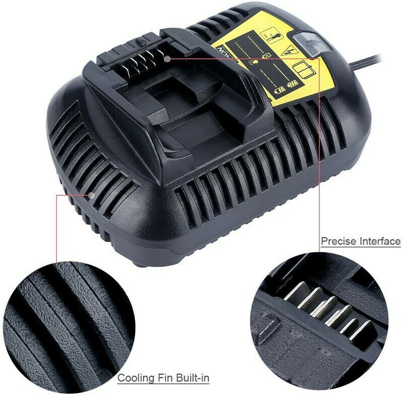 4Pack 9.0Ah for DeWalt 20V/60V MAX Battery Lithium-ion DCB609 / 4 Ports Charger
