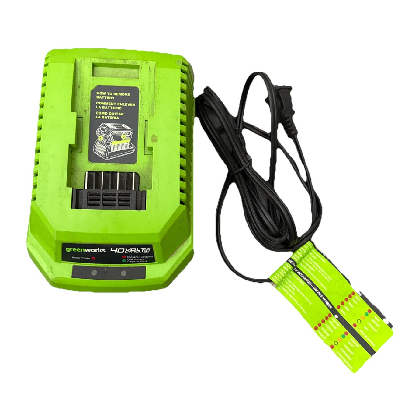 Greenworks 40 Volt Battery Charger Lithium Max OEM Charger Only🔥🔥🔥