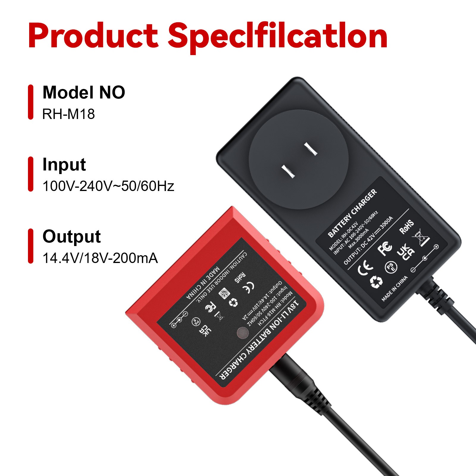Charger For Milwaukee 18V For M18 Cordless System Tools Lithium-ion battery