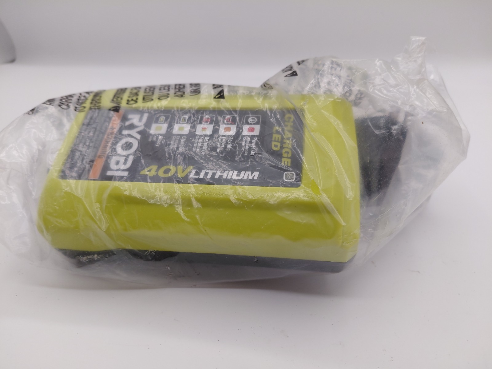 Ryobi 0P401 Compact Heavy Duty Lithium-Ion 40 Volt Class 2 Battery Charger NEW