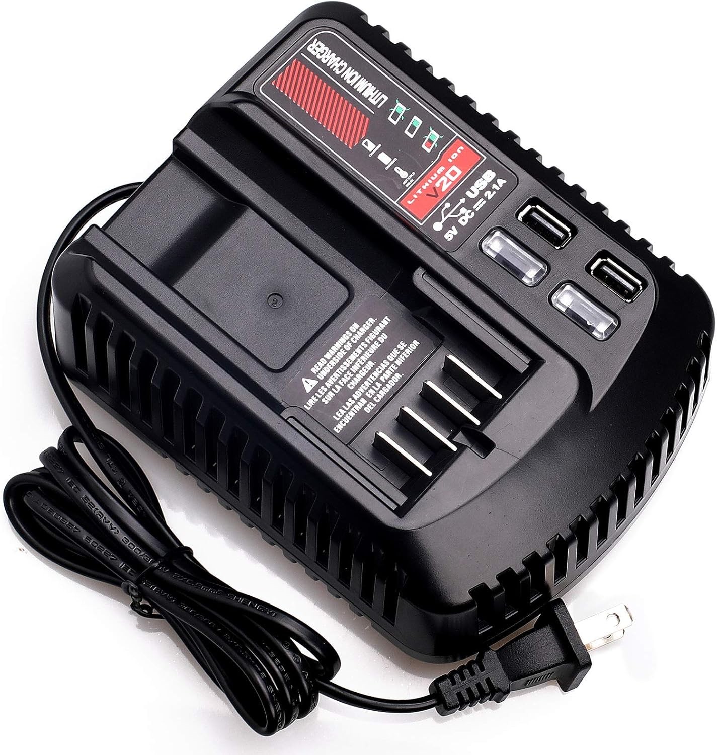 Fast Rapid Charger for Craftsman 20V V20 Battery CMCB202 CMCB204 CMCB209 CMCB104