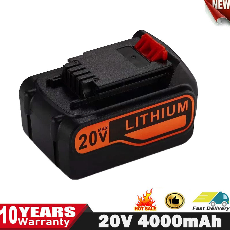 New 20V MAX 4.0Ah Lithium-ion Battery For Black & Decker 20 Volt LBXR20 LB2X4020