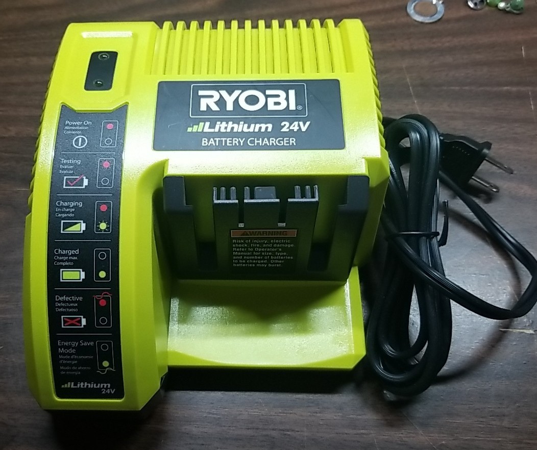 Ryobi Power Tools OP140 Lithium 24 Volt 24V Battery Charger – No Battery -TESTED