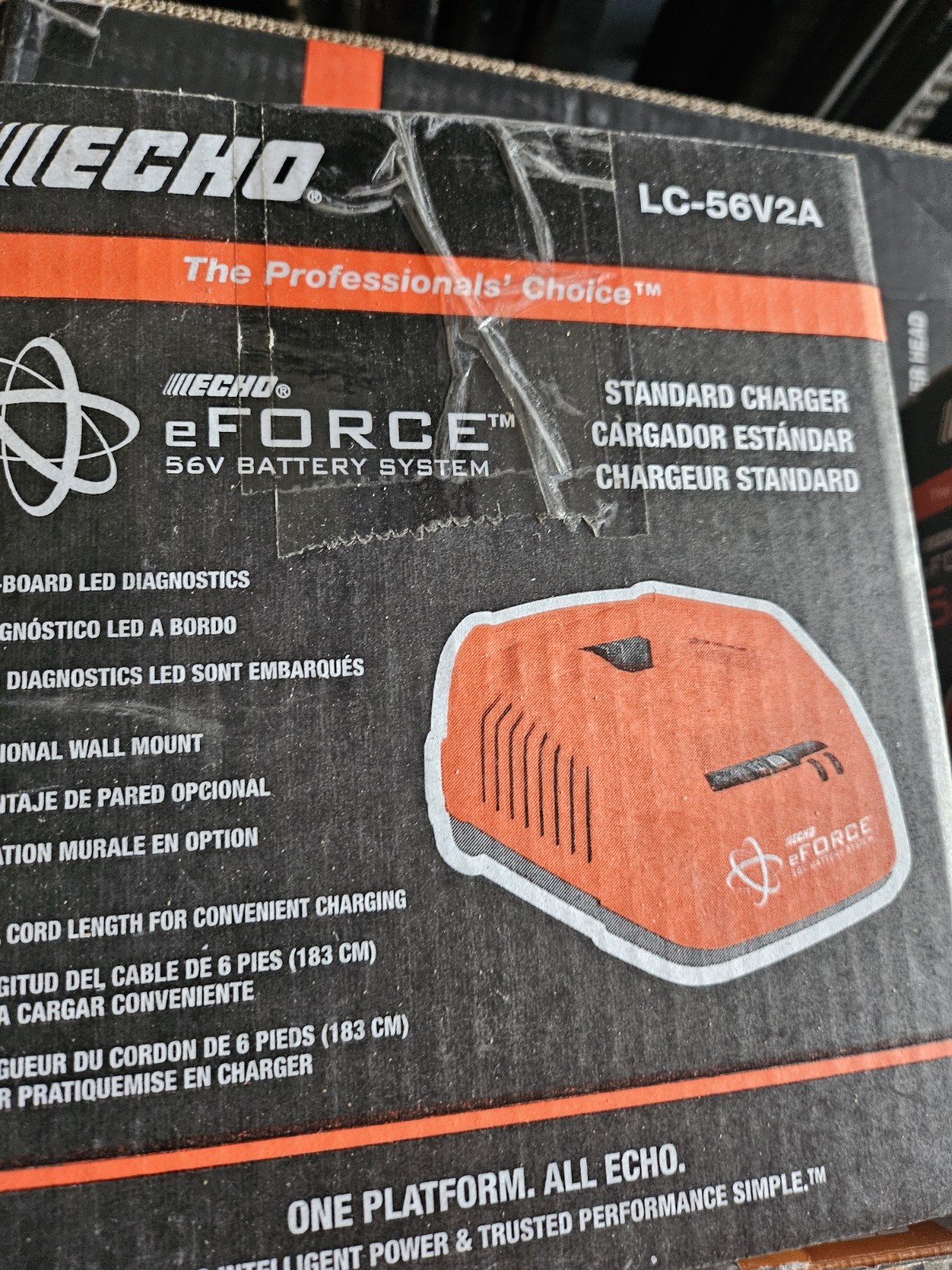Echo LC-56V2A 56V eFORCE 2A Lithium-Ion Battery Charger (NEW)