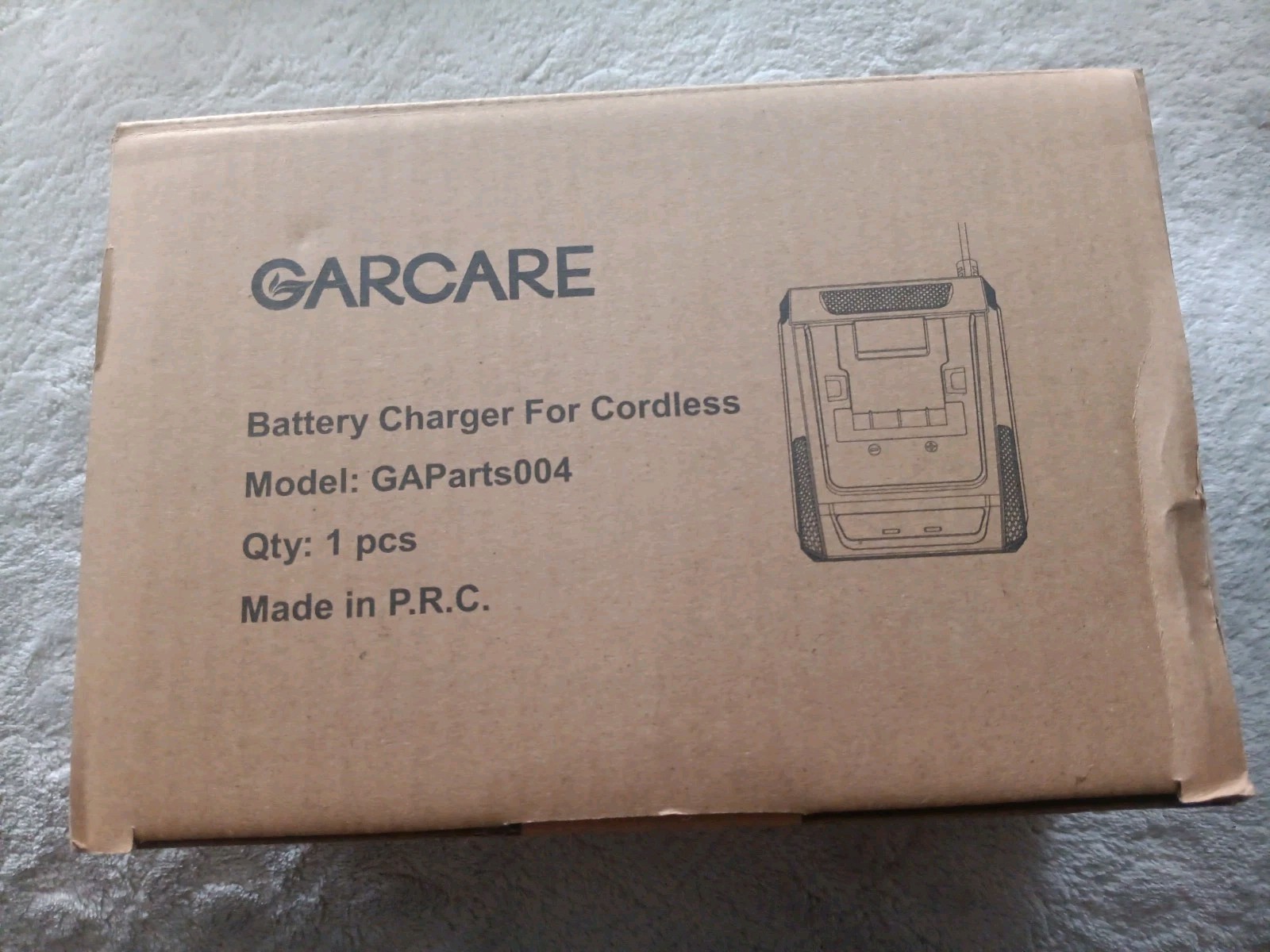 Garcarr Battery Charger Model Gaparts004. Look At Plug Type For Fit