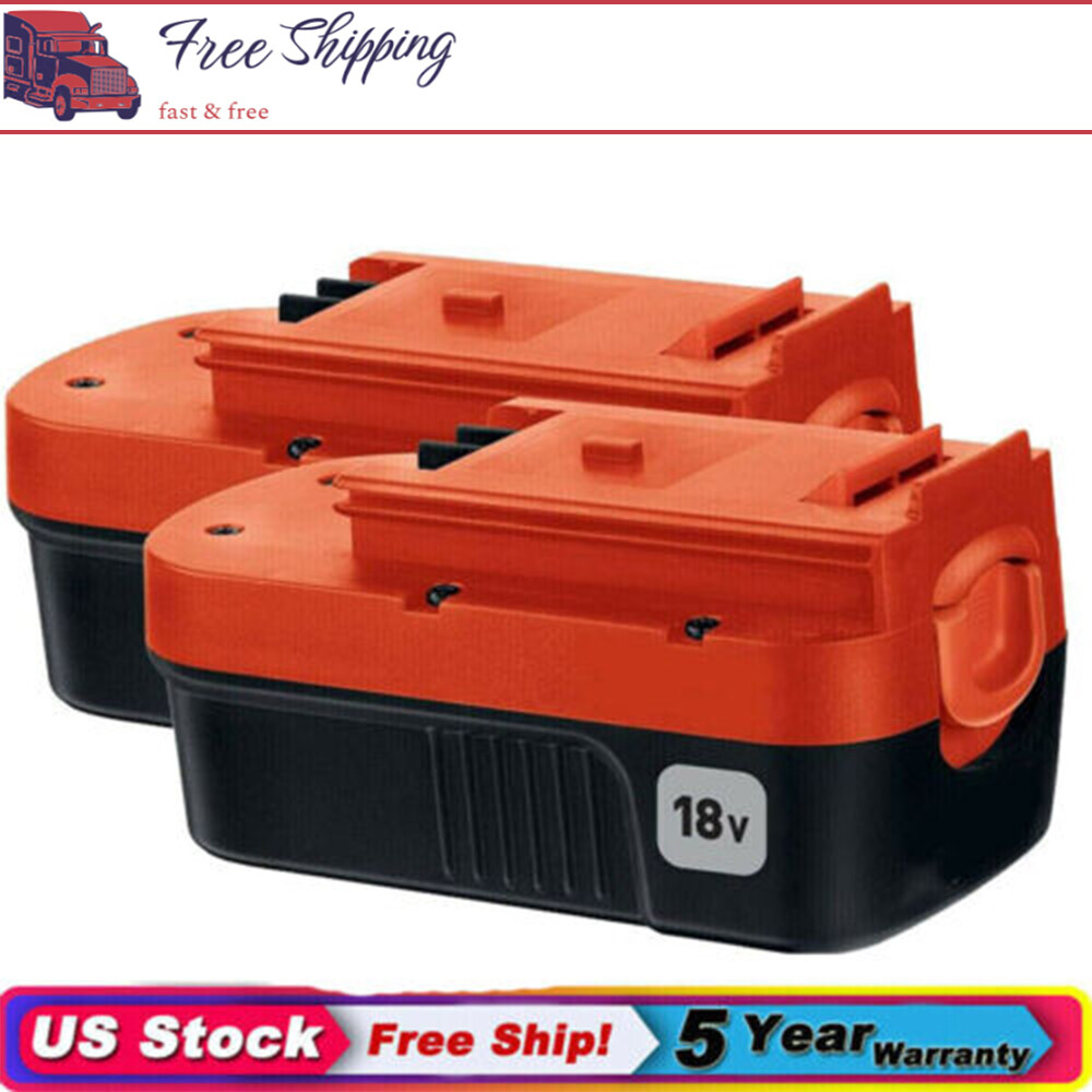 2PACK 4.8Ah For Black & Decker 18V OEM Max Lithium Battery HPB18 HPB18-OPE NEW