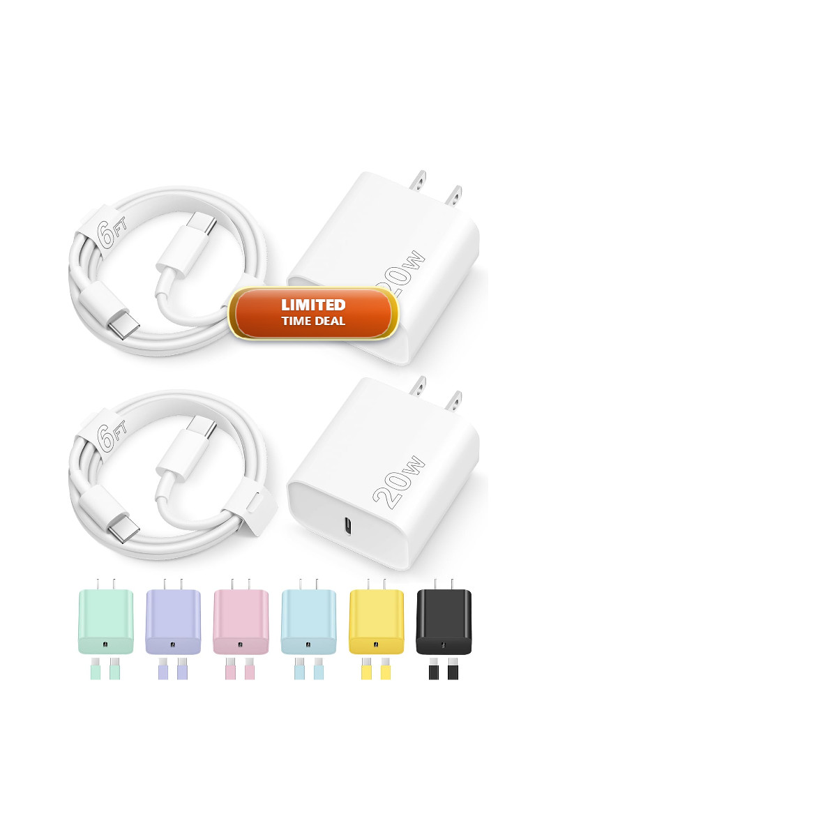 Novobit Iphone 17 16 15 Charger Charging Type C Chargers Usb C Charger Block