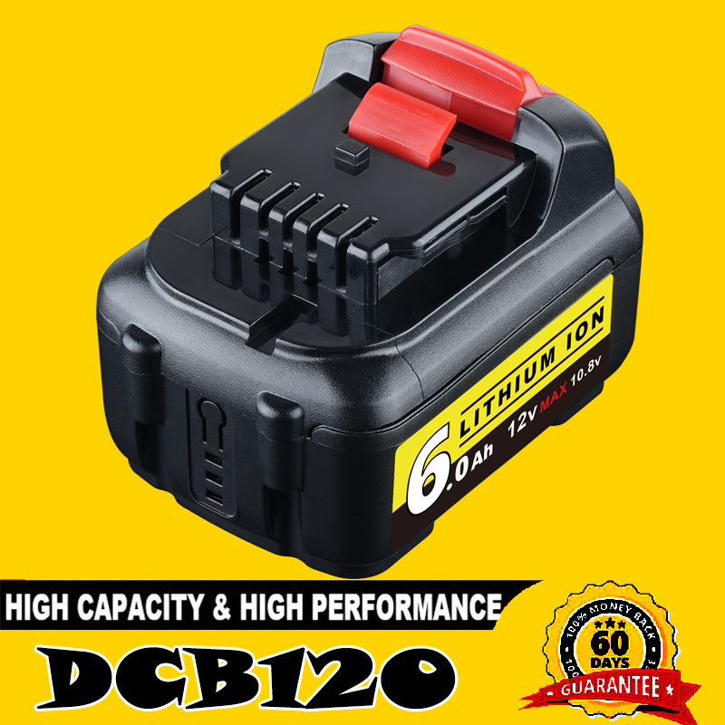 6.0Ah For DEWALT DCB120 12Volt MAX Lithium-Ion Battery DCB127-2 DCB126 DCB121 US
