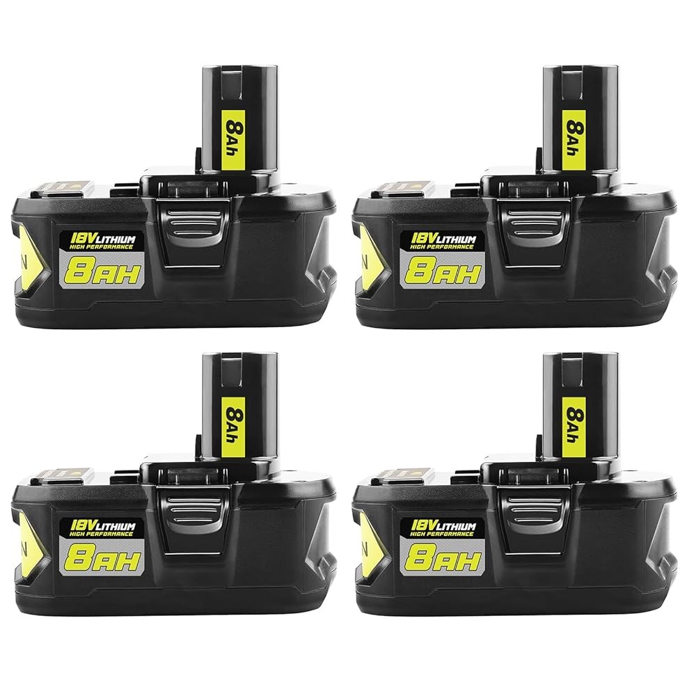 8.0Ah P108 For RYOBI 18V Battery P107 One Plus High Capacity Lithium 18 Volt New