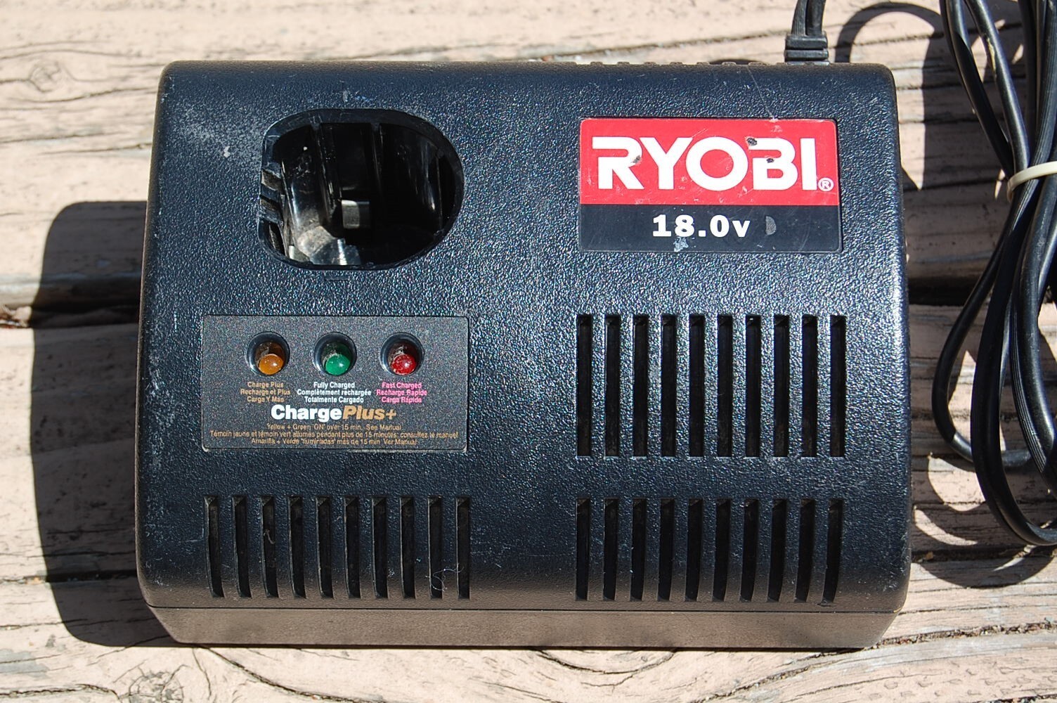 Ryobi 18Volt Battery Charger No. 1423701 Only – No Battery is included
