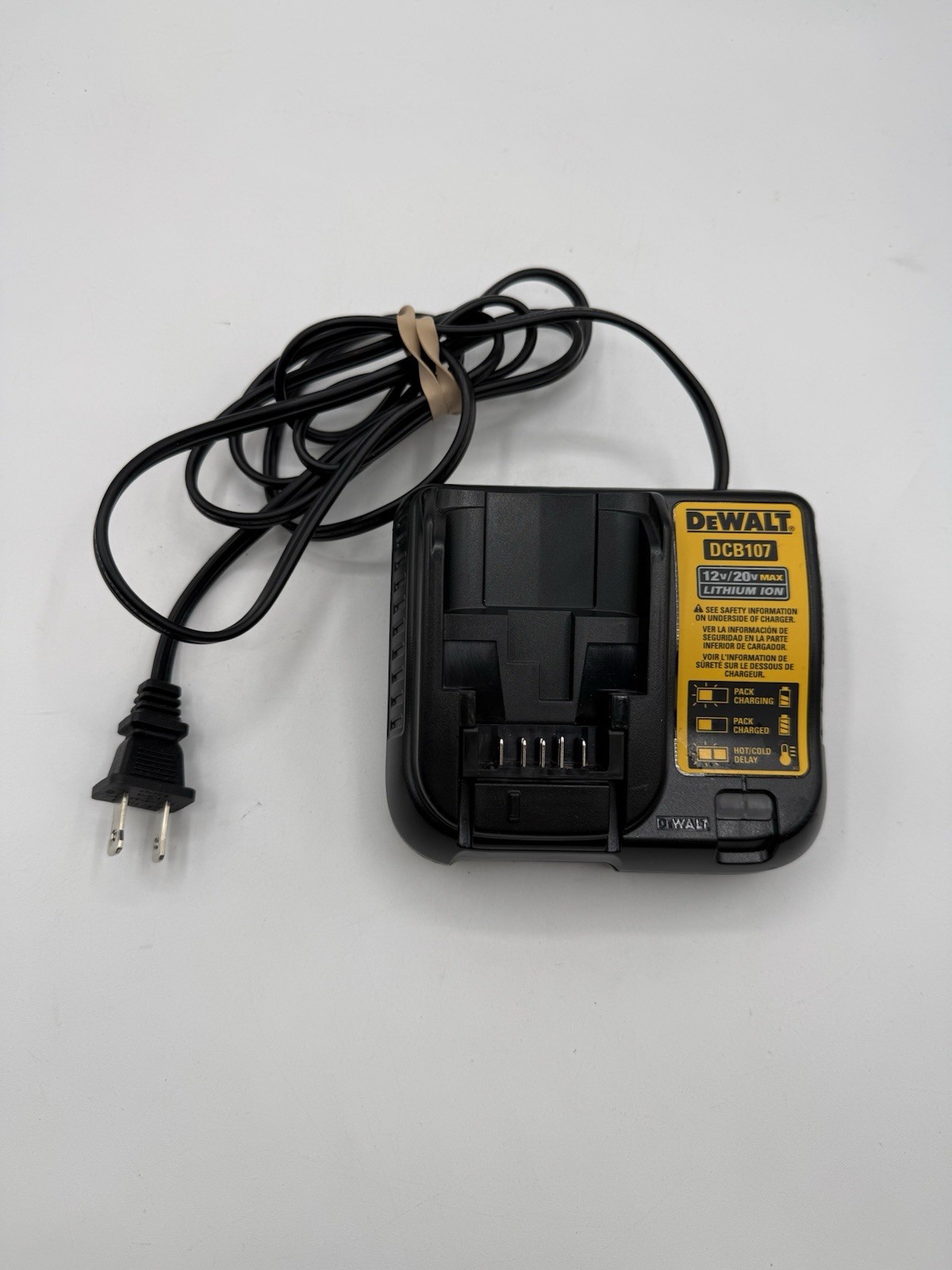 DEWALT DCB107 12V/20V MAX Lithium-Ion Power Tool Charger with LED Indicator