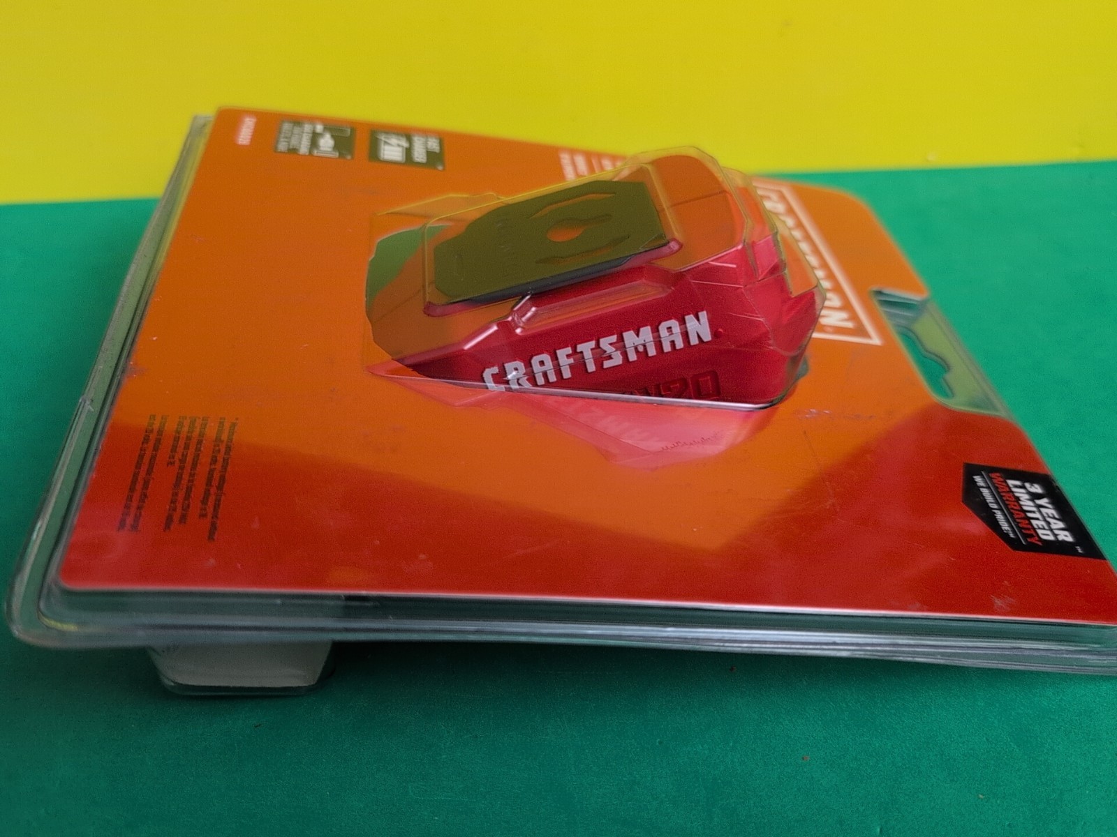 Craftsman CMCB002B USB Charging Adapter V20 Fast Charger Red New Sealed