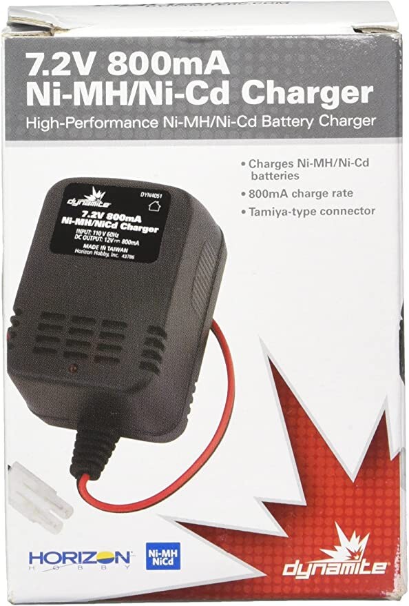 Dynamite 7.2 V 800 mAh Ni-MH/CD Wall Charger … 110V
