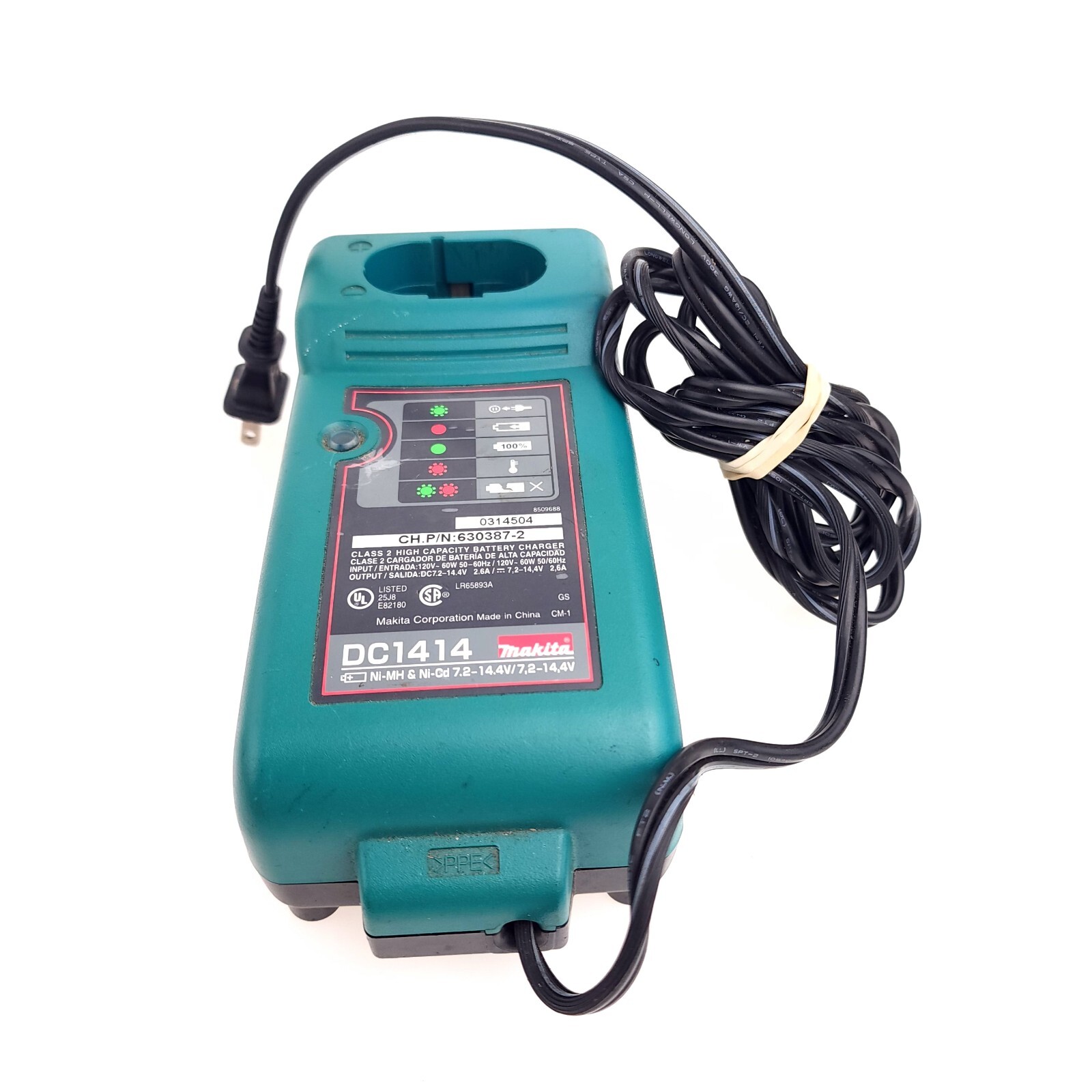 Makita High Capacity Class 2 Battery Charger Model DC1414 120 Volts USA Seller