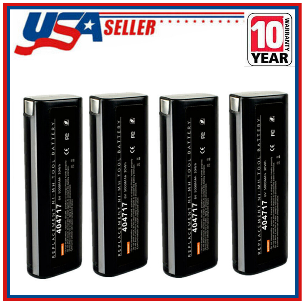 4000mAh/4800mAh For Paslode Impulse 6V 404717 Ni-MH Battery Nailer 900400 900420