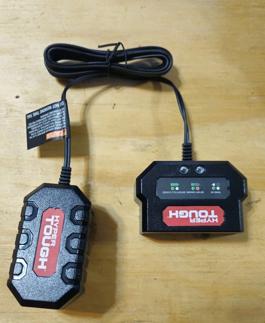 Hyper Tough 20V Max Lithium-Ion Power Tool Battery Charger #80211 New