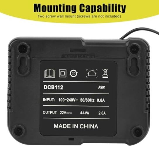 20V Fast Charger for De Walt Max Battery DCB107 DCB115 DCB112