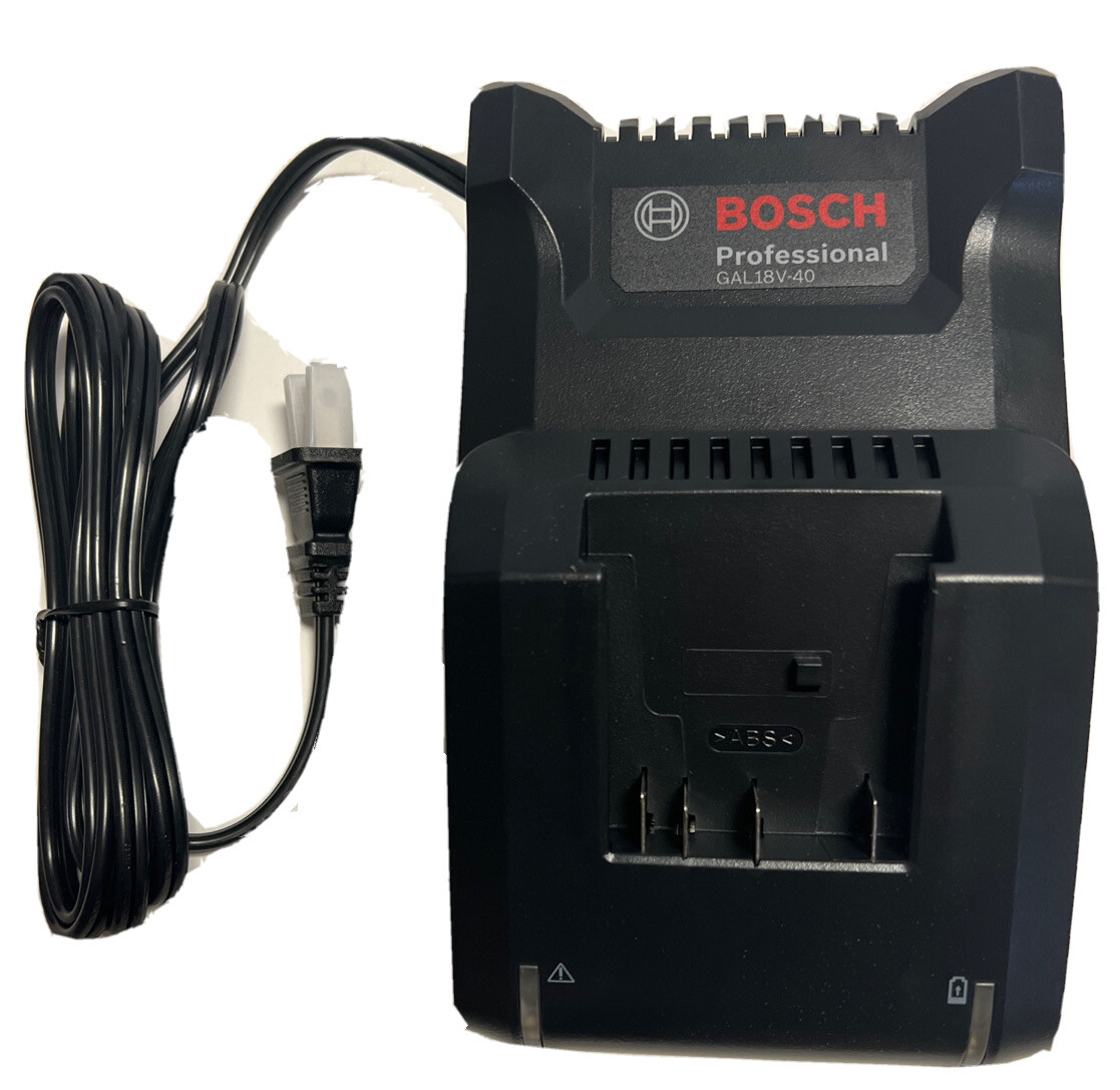 NEW BOSCH GAL18V-40 18V 18 Volt Lithium-Ion Fast Battery Charger w/ Manual