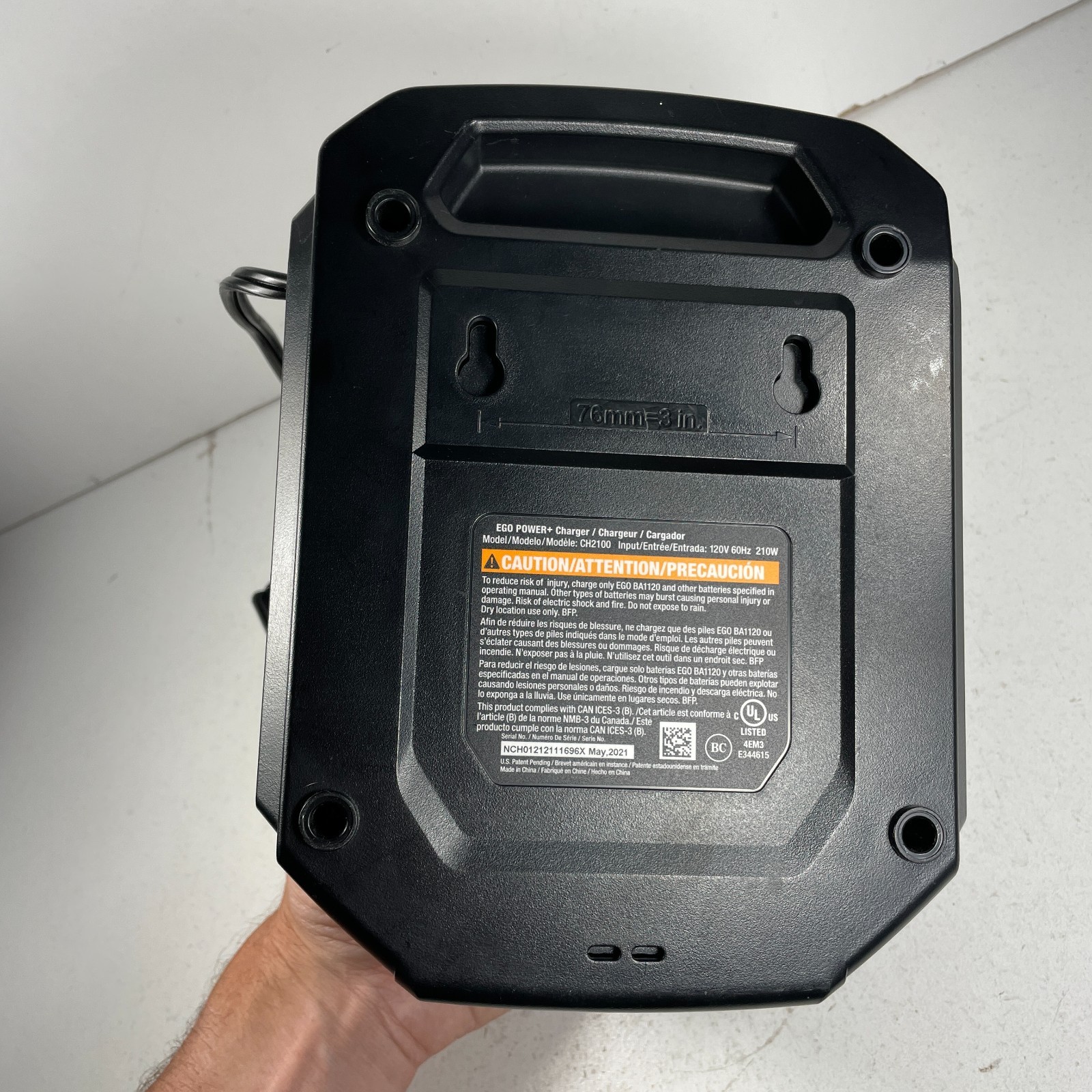 Genuine OEM EGO Power+ CH2100 210W Standard Charger