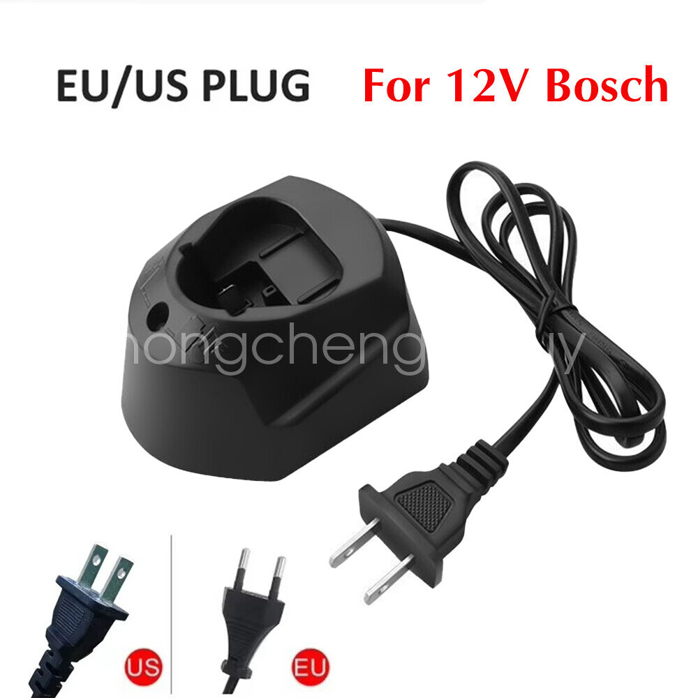 Battery Charger For Bosch 10.8V 12V Li-ion Battery BAT411 BAT412 GAL1130CV EU/US