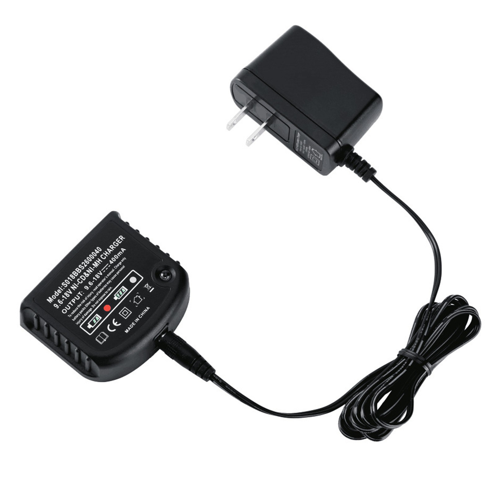 Replacement Charger For Black&Decker 18V 14.4V 12V NiMh NiCad Battery HPB12
