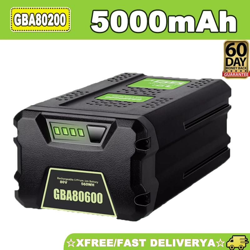 80V 5.0Ah Replacement for Greenworks PRO Battery Lithium-Ion GBA80200 GBA80400