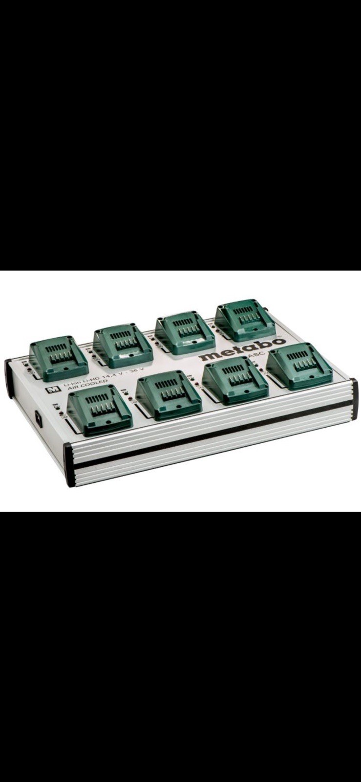 METABO 627301000 – DESKTOP CHARGER, ASC 18V & 36V 8 BAY MULTI CHARGER US Seller