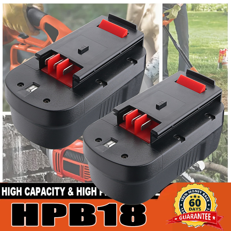 2Pack 18V 4.8Ah for Black and Decker HPB18 18 Volt Battery HPB18-OPE 244760-00