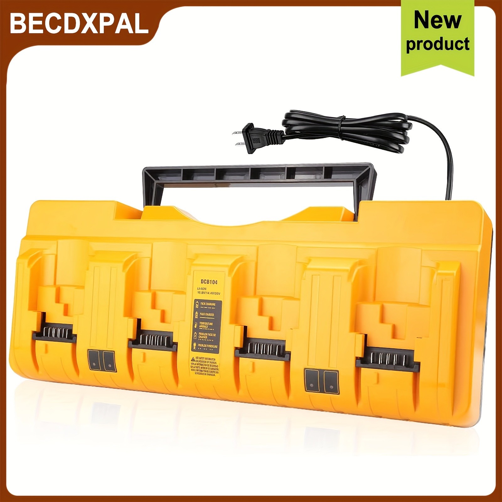 Fast Battery Charger Charging Station with Foldable Handle Lithium-ion