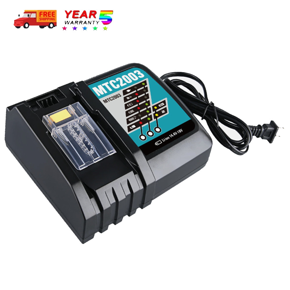 Rapid Optimum Battery Charger For Makita DC18RC 18V LXT Lithium-Ion Compatible B