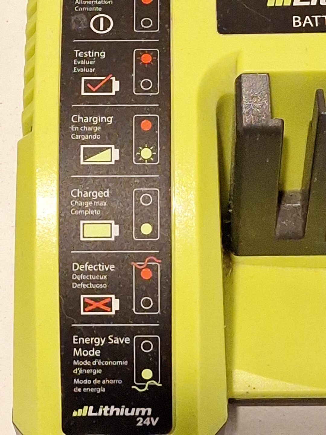Ryobi Power Tools OP140 Lithium 24 Volt 24V Battery Charger Tested Working