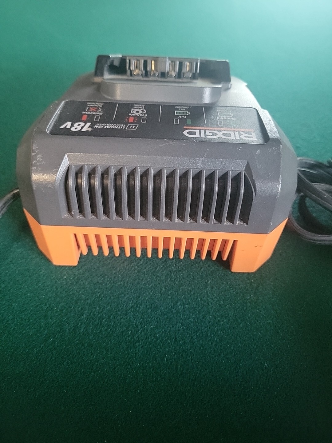 R86092 Battery Charger Compatible with Ridgid 18V NiCd or Lithium-Ion #F4