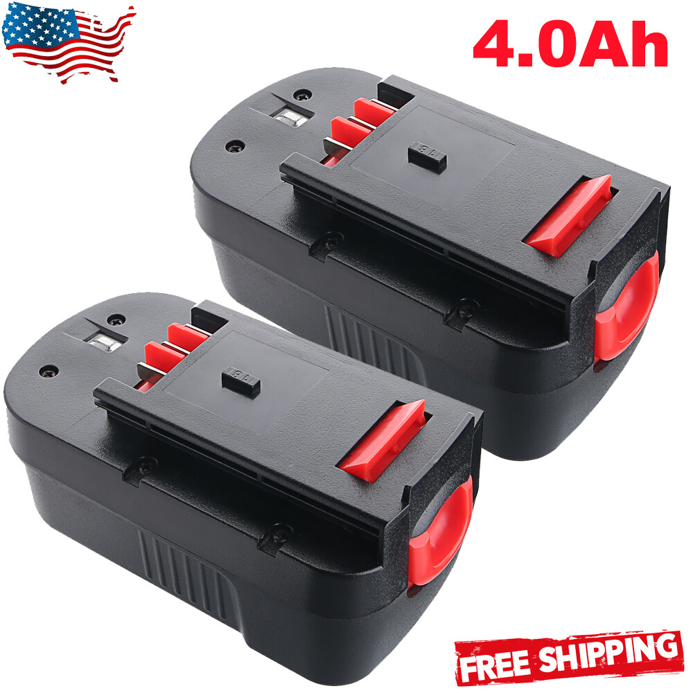 2Pack 4000mAH HPB18 18V HPB18-OPE 244760-00 18 VOLT BATTERY FOR BLACK AND DECKER