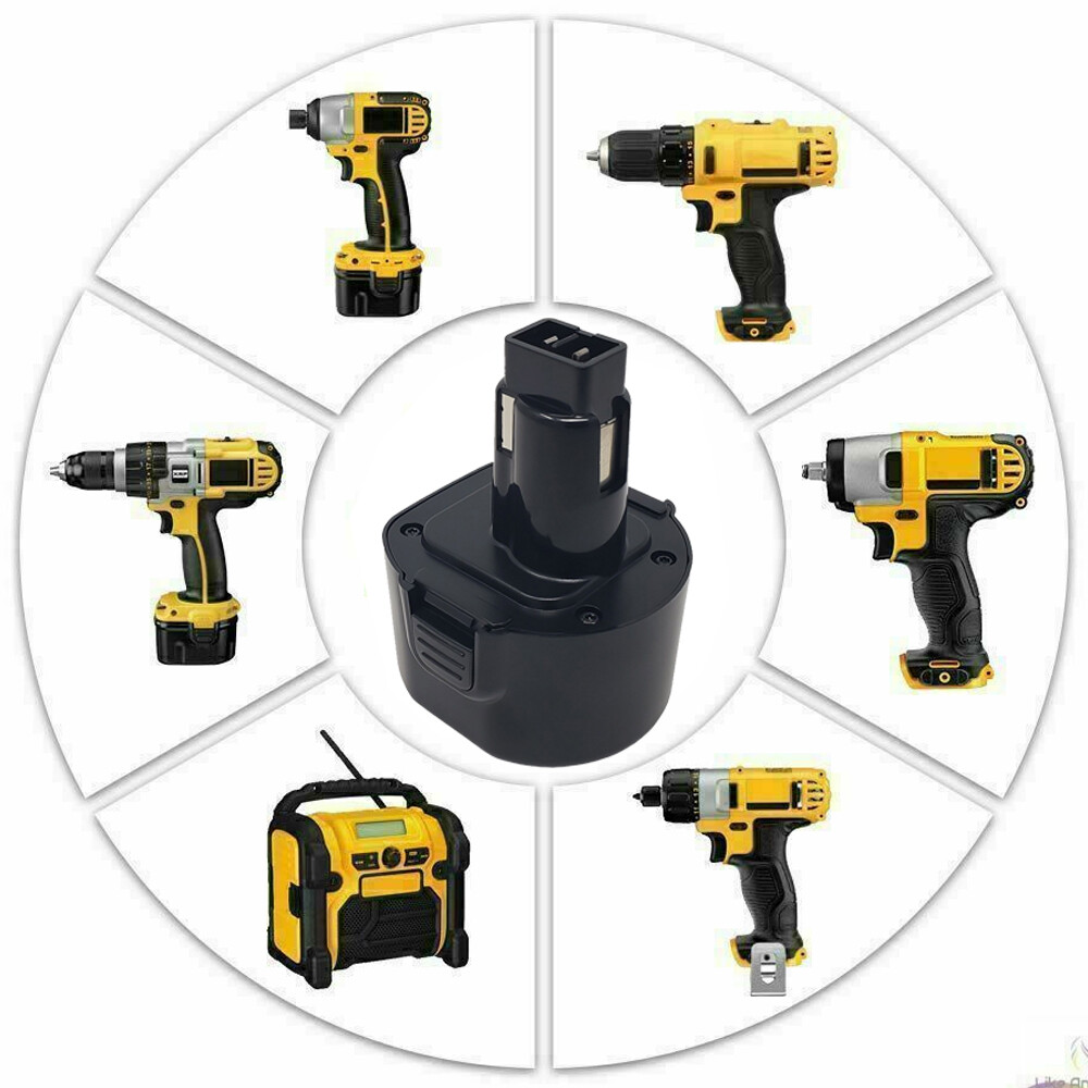 2pack Replace for Dewalt 9.6 Volt Battery DW9062 DW9061 DE9036 4800mAh Pack US