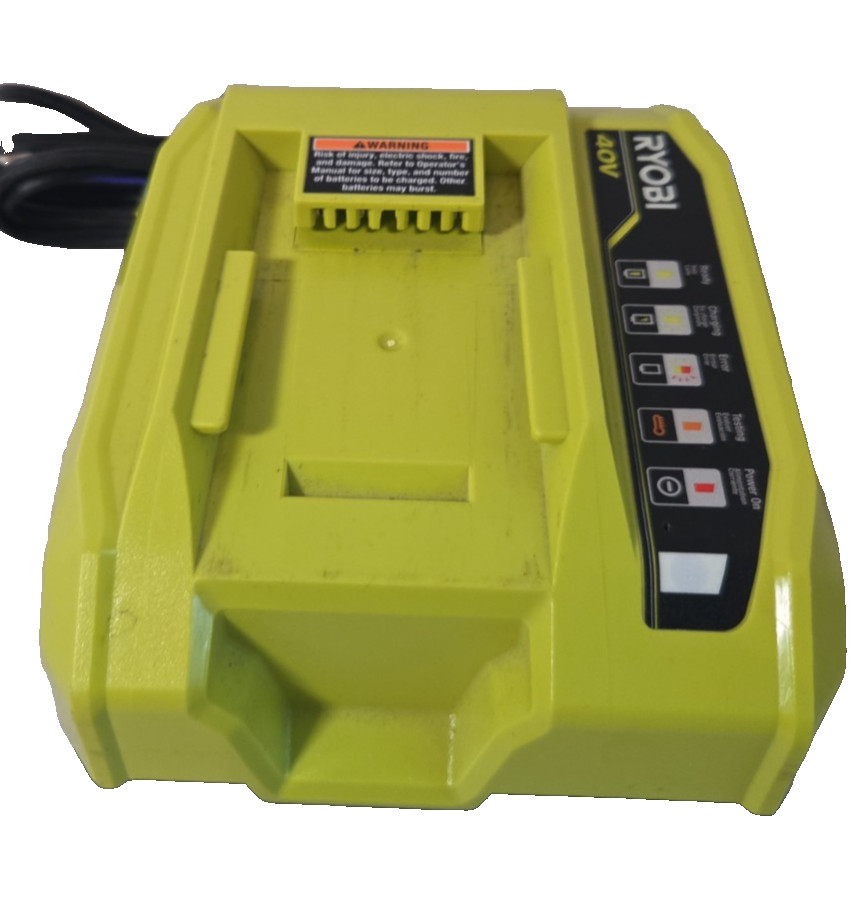 Ryobi OP406VNM 40V Lithium-Ion Rapid Battery Charger Only OEM
