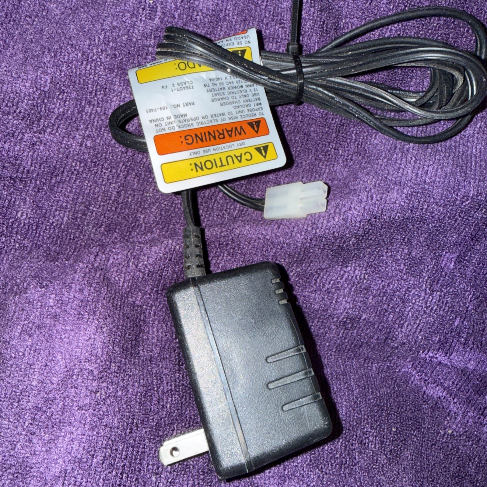 Toro OEM Battery Charger Part No. 104-7401 For Electric Start Lawnmower