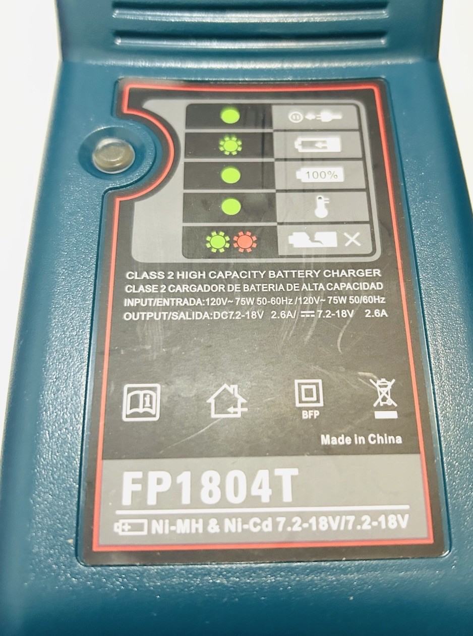 Class 2 High Capacity Battery Charger (UNBRANDED MODEL PART FP1804T) New Other