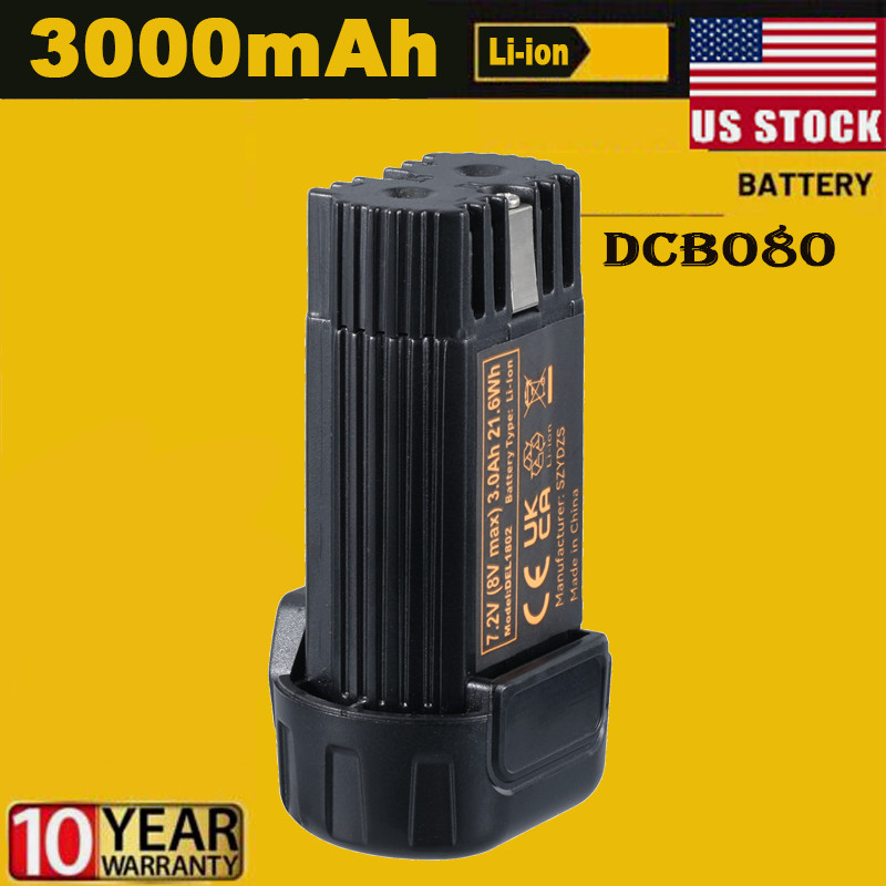 1-4PACK for DEWALT DCB080 8V Max Li-Ion Battery DCB095 DCF680 DCF680N1 DCF680N2
