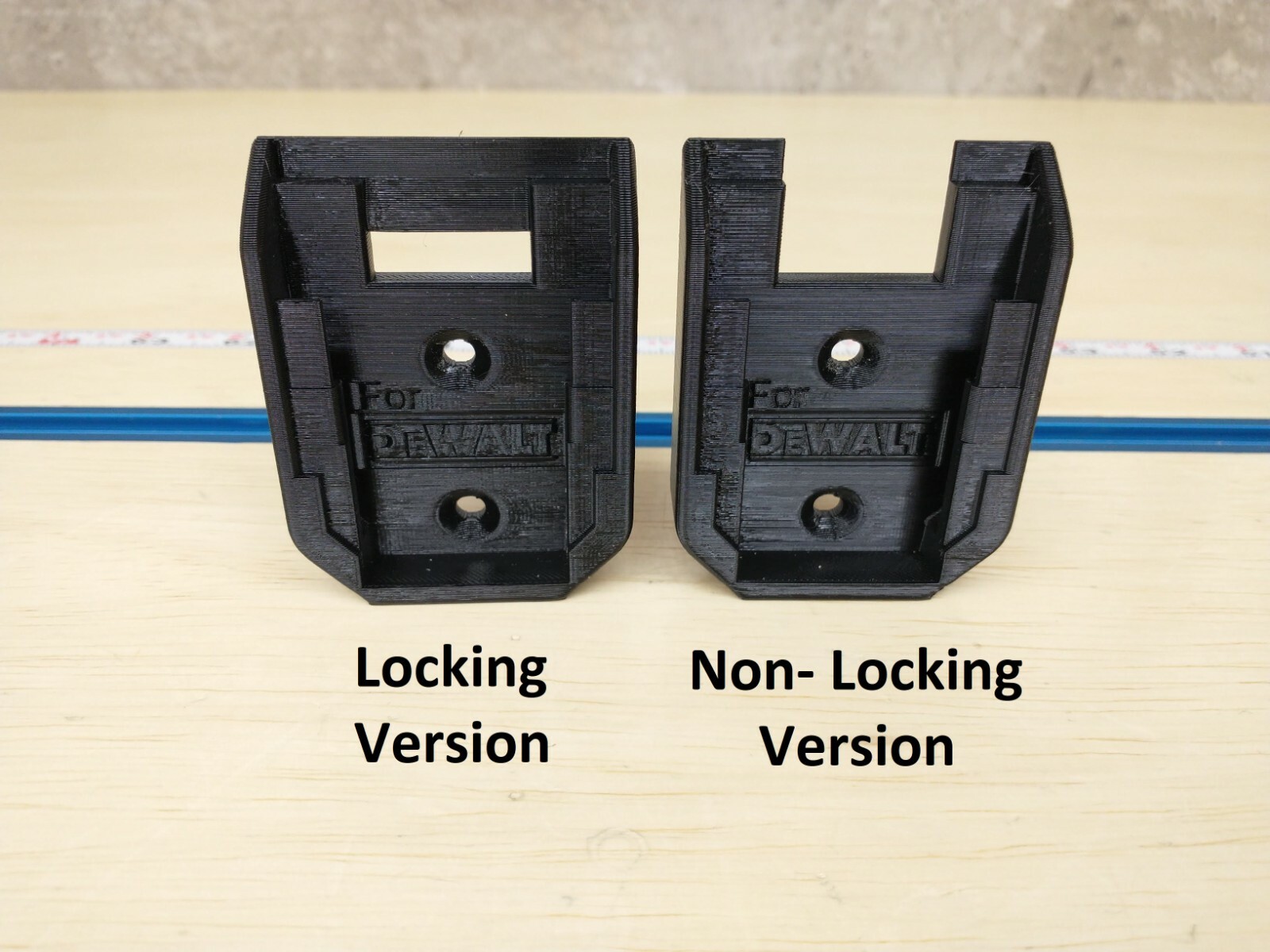 Wall Mount For DeWalt DCB115 Charger With Optional 20v Max Battery Mounts