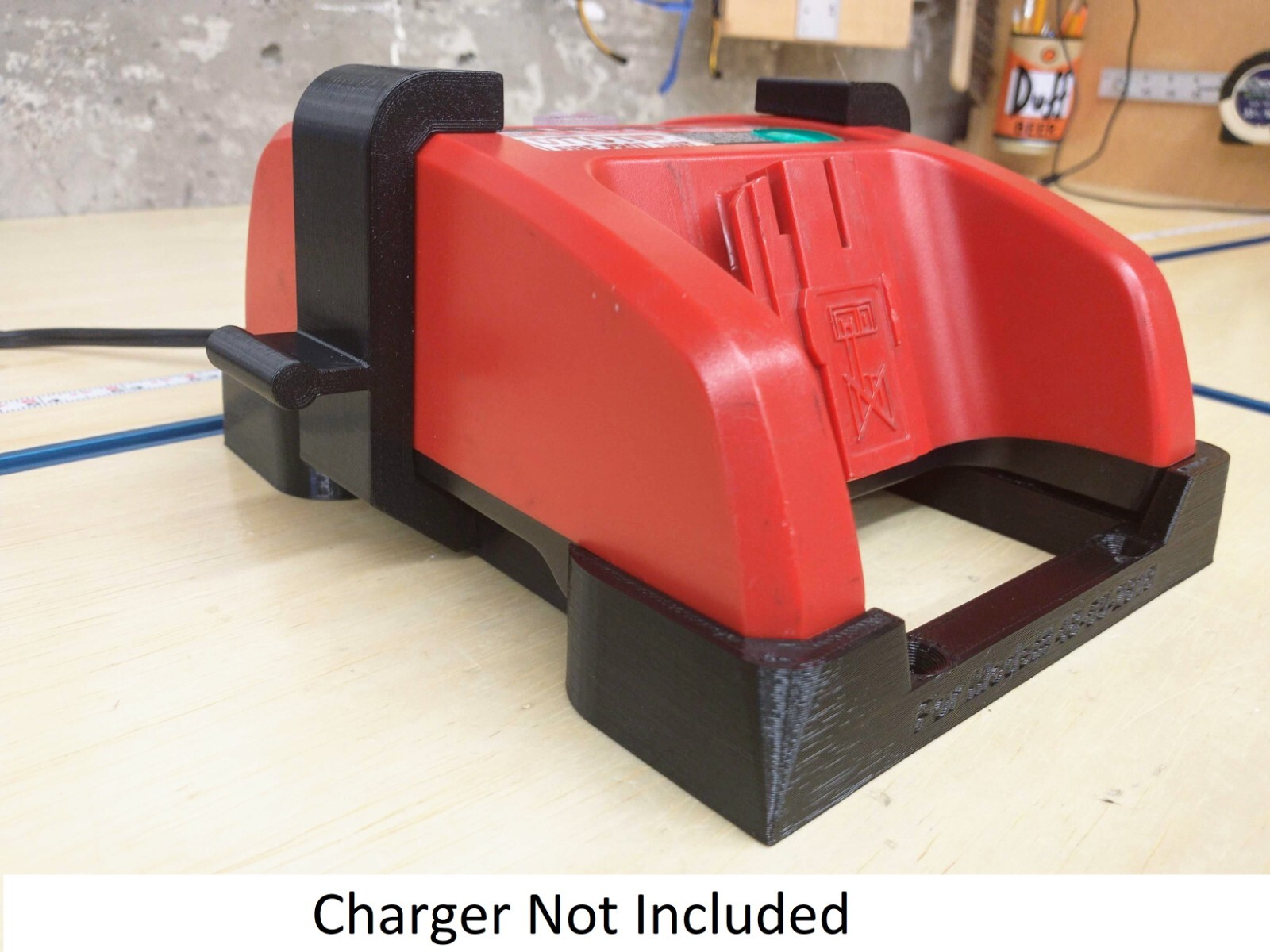 Wall Mount for Milwaukee V28 Charger (Model 48-59-2818)