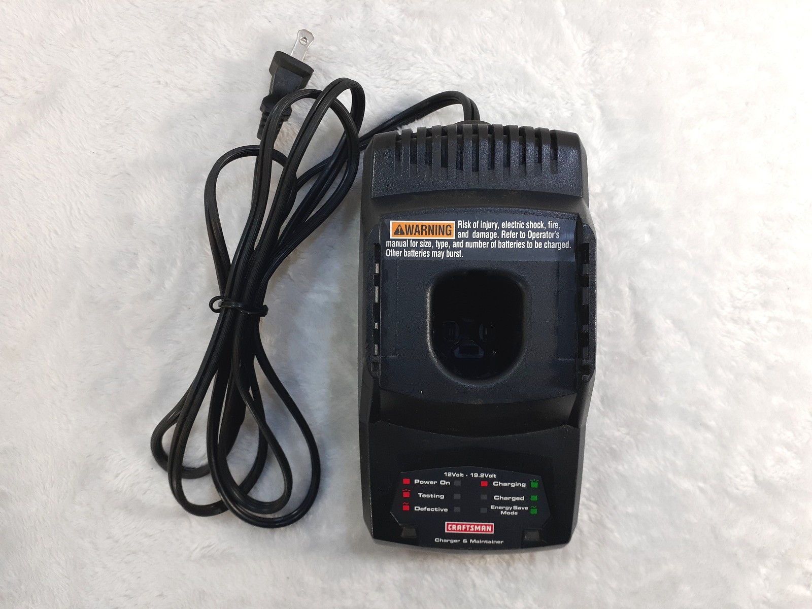 Genuine Craftsman 315.CH2020 Battery Charger 12V-19.2V Class 2 Maintainer Ni-Cd