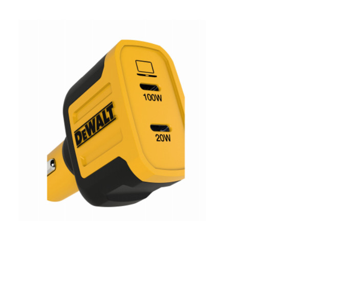 DEWALT 120W PD Car Charger – Pack of 2