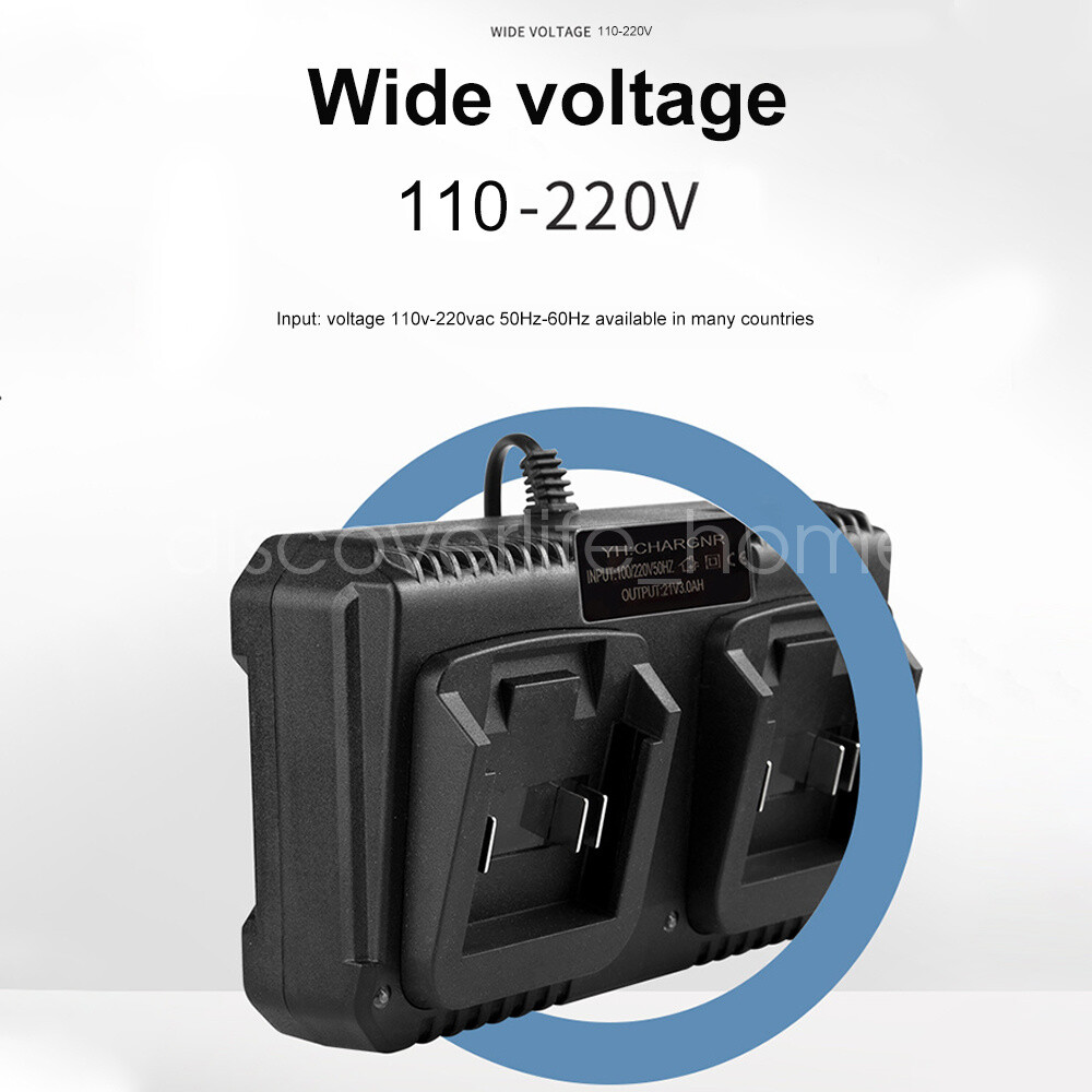 2 Slot For Makita Lithium-Ion Battery Charger 18V 21V Power Tool Rapid Charger