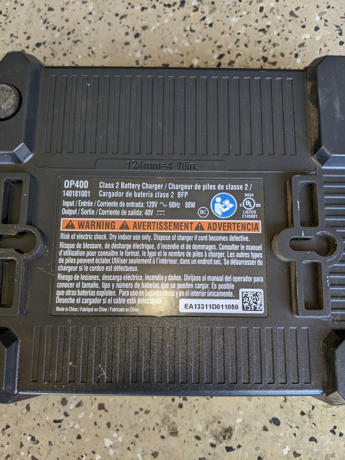 Used Ryobi OP400 Li-ion Chargers 2 of them, only one has power cord