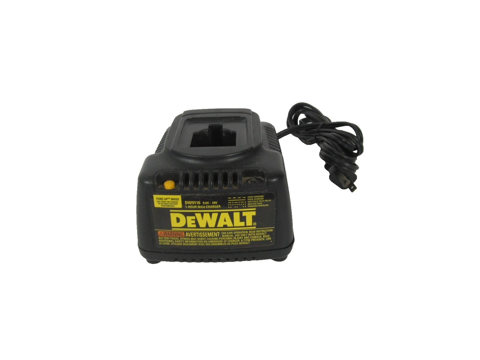 DeWalt DW9116 Battery Charger 9.6v – 18v 1 Hour NiCd CHARGER ONLY Tools Working