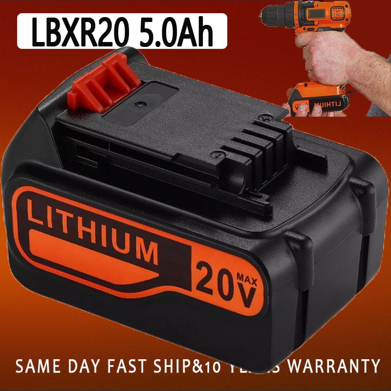 5.0Ah 20V LB2X4020 Battery FOR Black and Decker 20V MAX Lithium LBXR20 LBX20 NEW