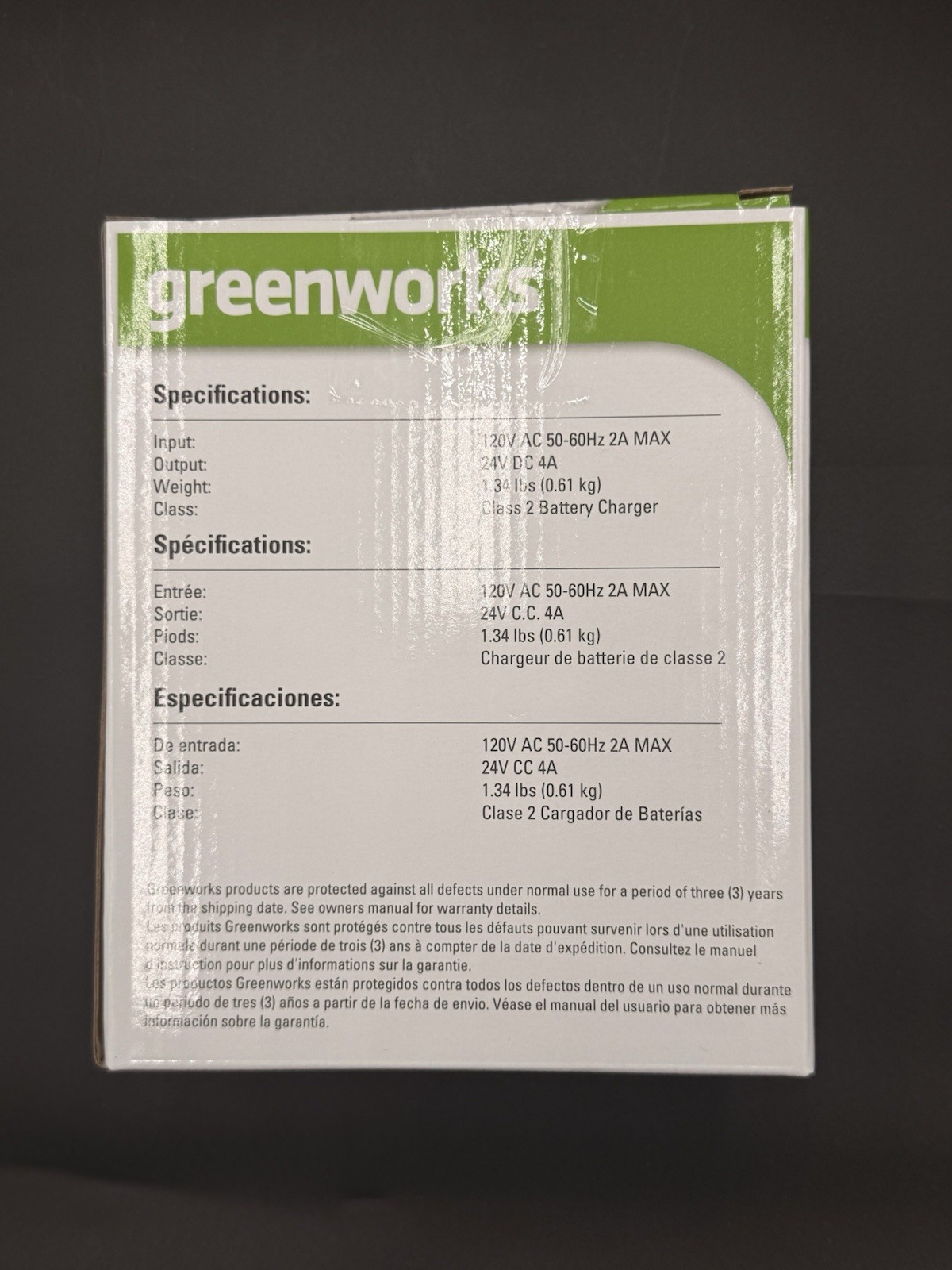 Greenworks 48V Multi-Voltage Charger (CAM813)