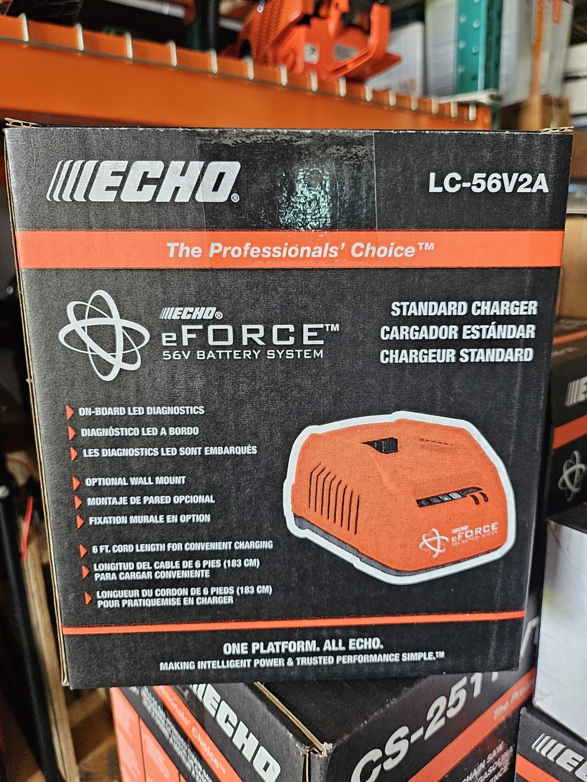 Echo eFORCE™ 56V Lithium-Ion Standard Charger, Model LC-56V2A *