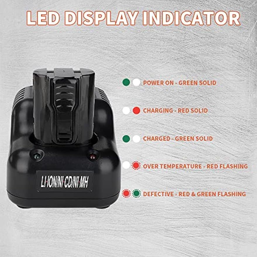 Power Tool Battery Charger For Paslode Li-ion Ni-CD Ni-MH Battery 900476 902667