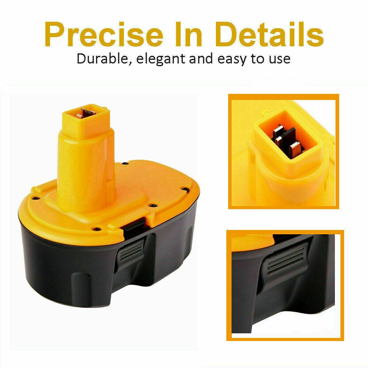 2Pack 18V 18 Volt for Dewalt Battery / Charger DC9096-2 DC9098 DC9099 DC9096